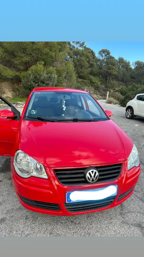 Volkswagen Polo 1.4 Advance manual Rojo - 1