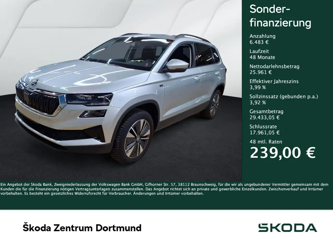 Skoda Karoq 2.0 TOUR AHK CAM MATRIX NAVI LM17 CARPLAY — миниатюра 1