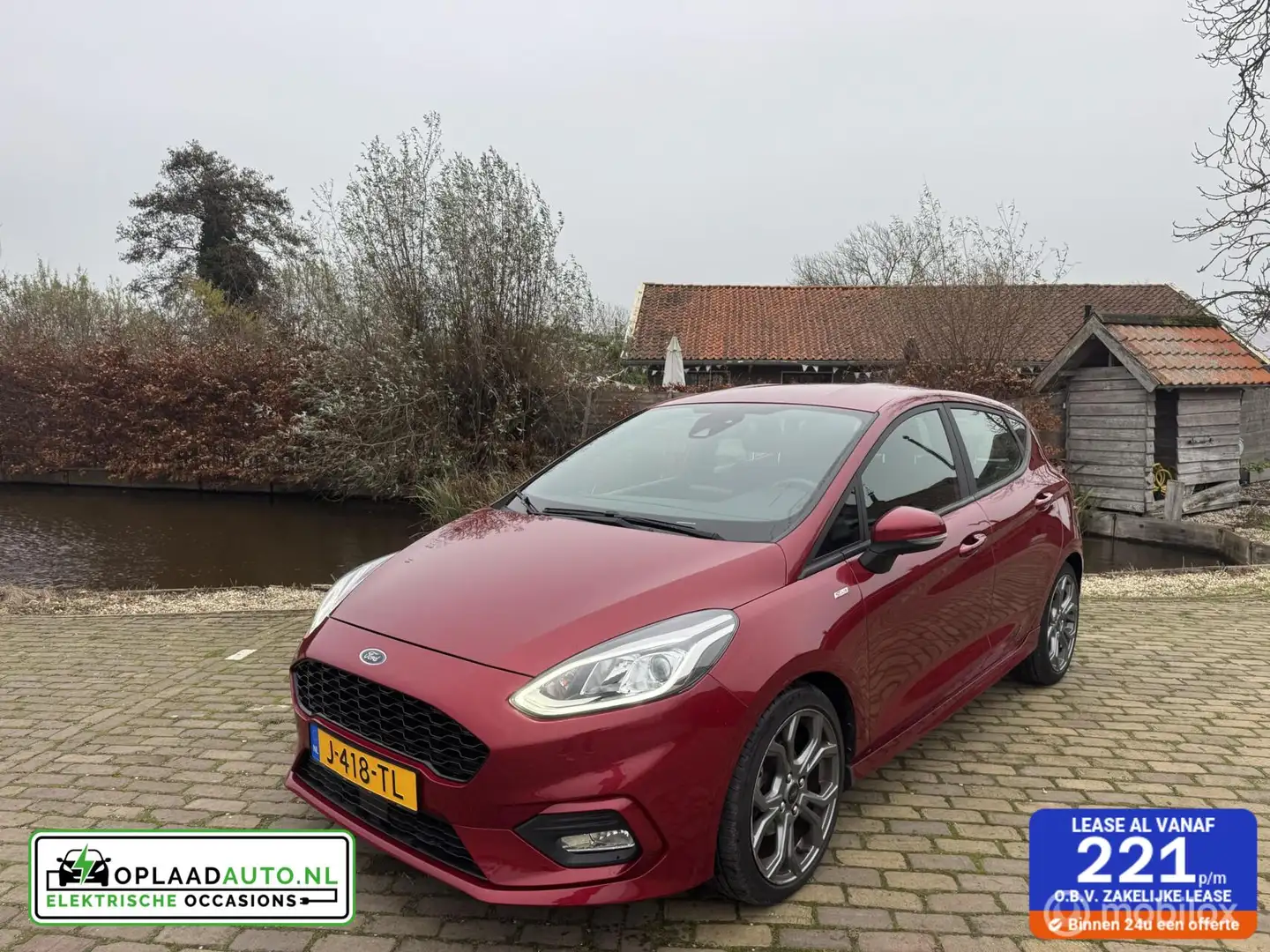 Ford Fiesta 1.0 EcoBoost Hybrid ST-Line | 1e eigenaar Rood - 1