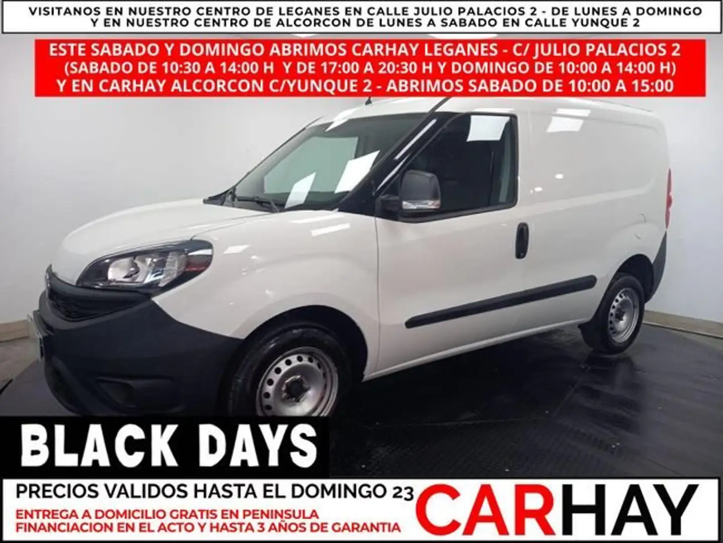 Fiat Dobló CARGO FURGÓN BASE PLUS 1.3 MJET 70KW Wit - 1