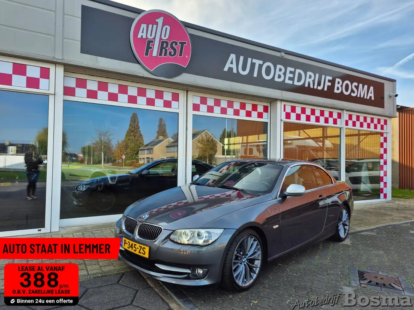 BMW 325 3-serie Cabrio 325i Exclusive Gris - 1