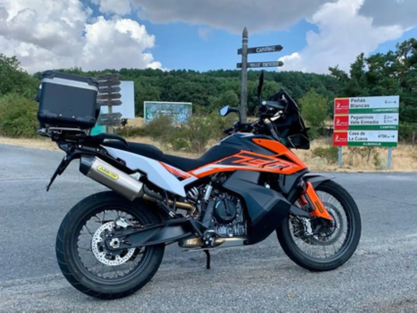 KTM 790 Adventure Naranja - 1