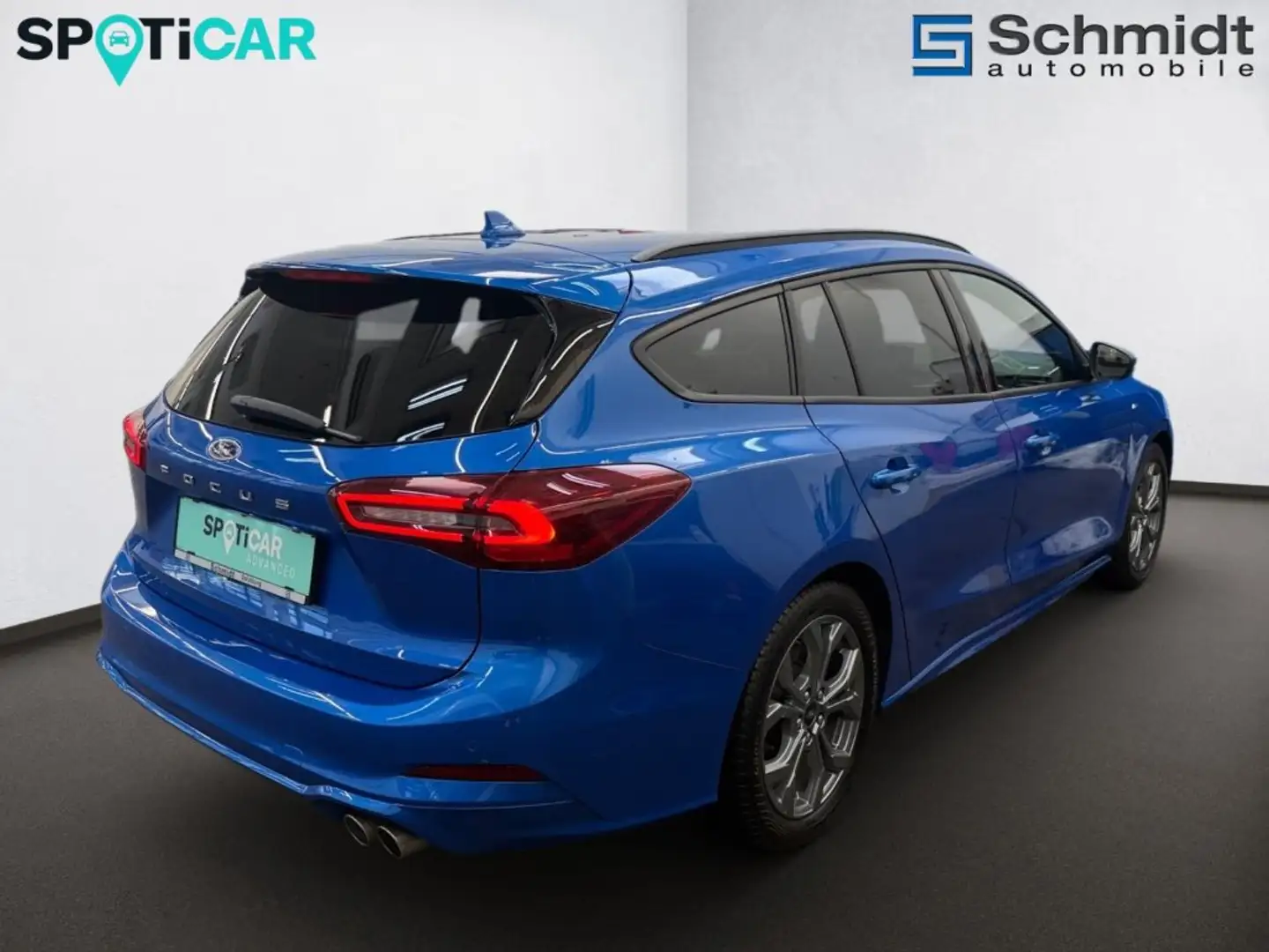 Ford Focus Turnier 1,5 EcoBlue ST-Line Aut. Blau - 2