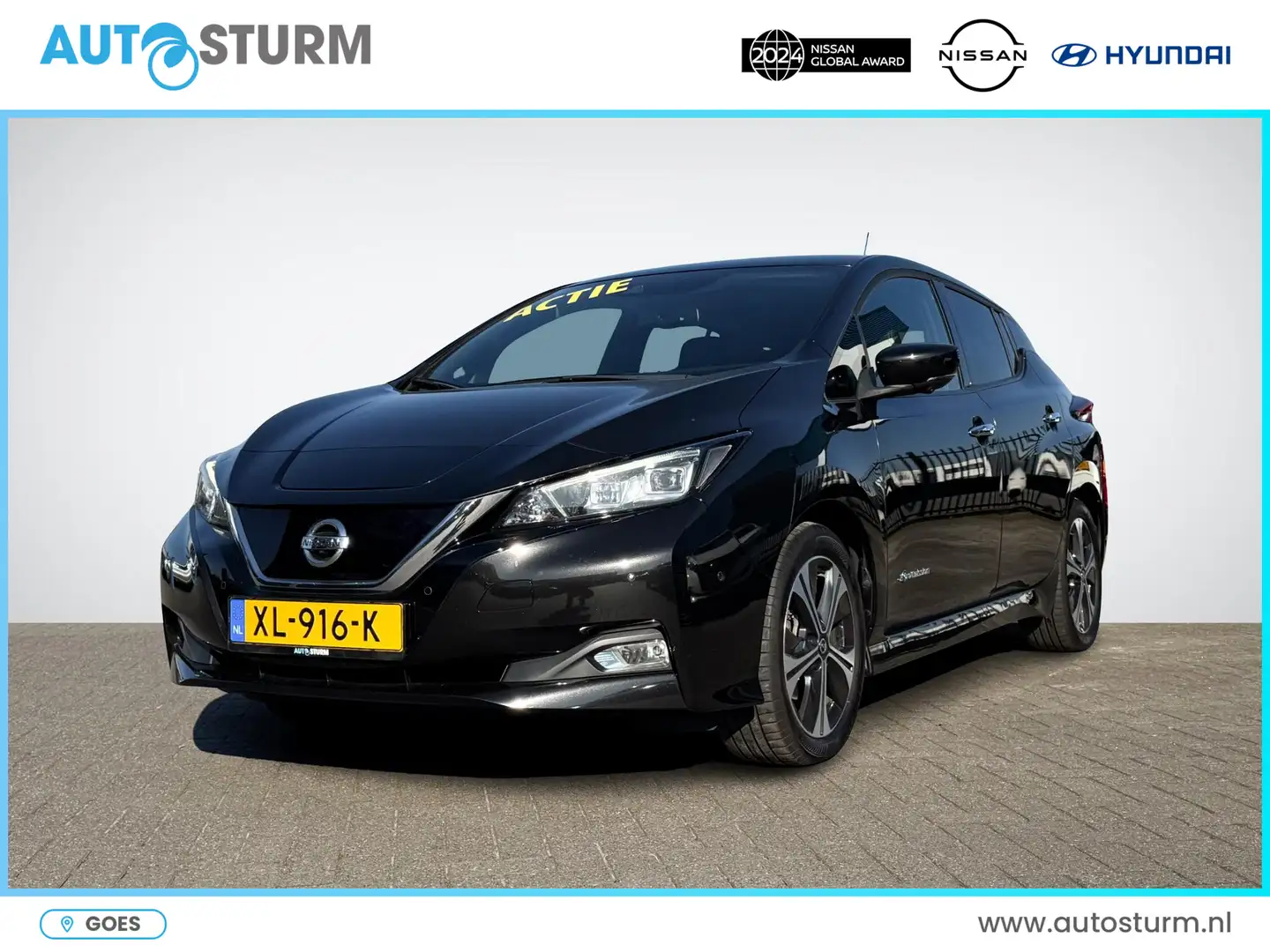 Nissan Leaf Tekna 40 kWh | Park. Assist | Adapt. Cruise Contro Zwart - 1