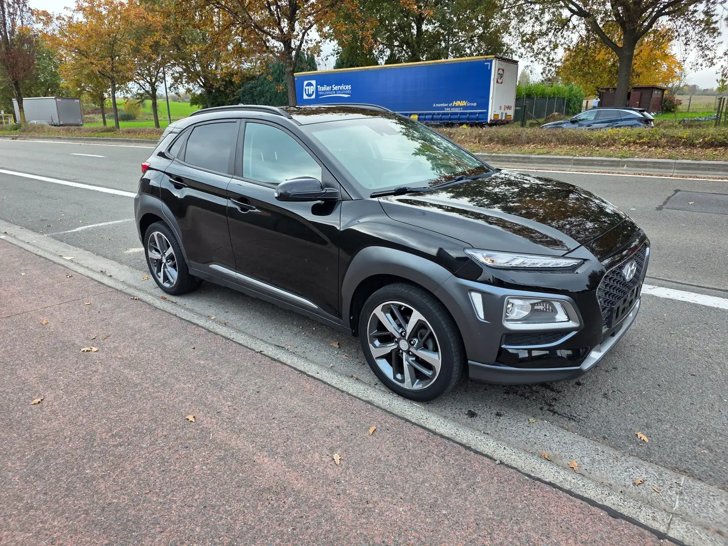 Hyundai KONA 1.0 T-GDi Luxury Launch 1°EIG. PERFECTE STAAT!! Zwart - 1