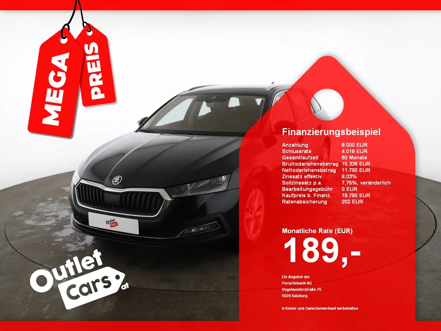 Skoda Octavia Combi 2.0 TDI 4x4 Style MATRIX+LED+NAVI Schwarz - 1