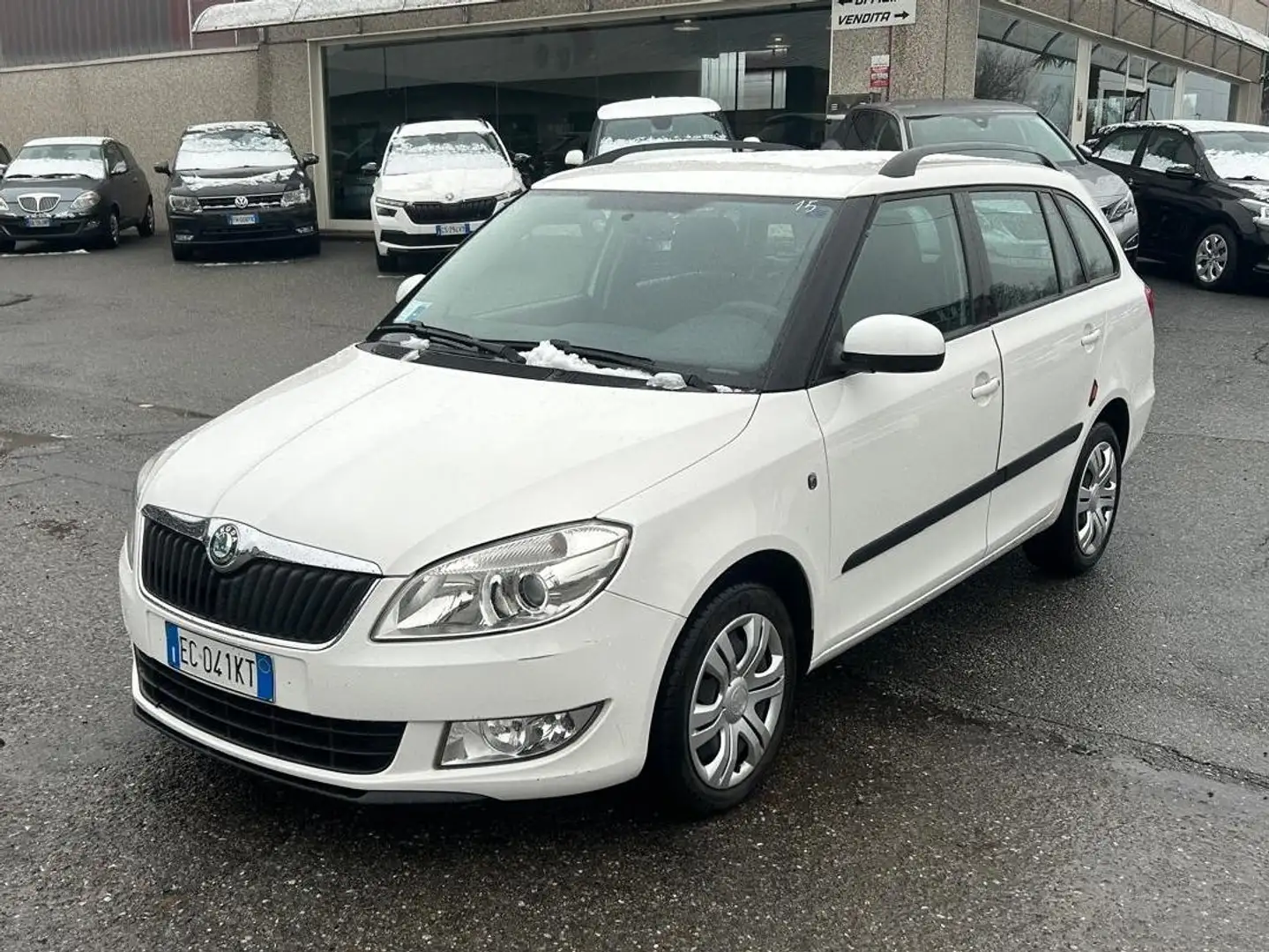 Skoda Fabia Fabia II 2007 S.W.  Ambition 90cv 3895908457 Weiß - 2