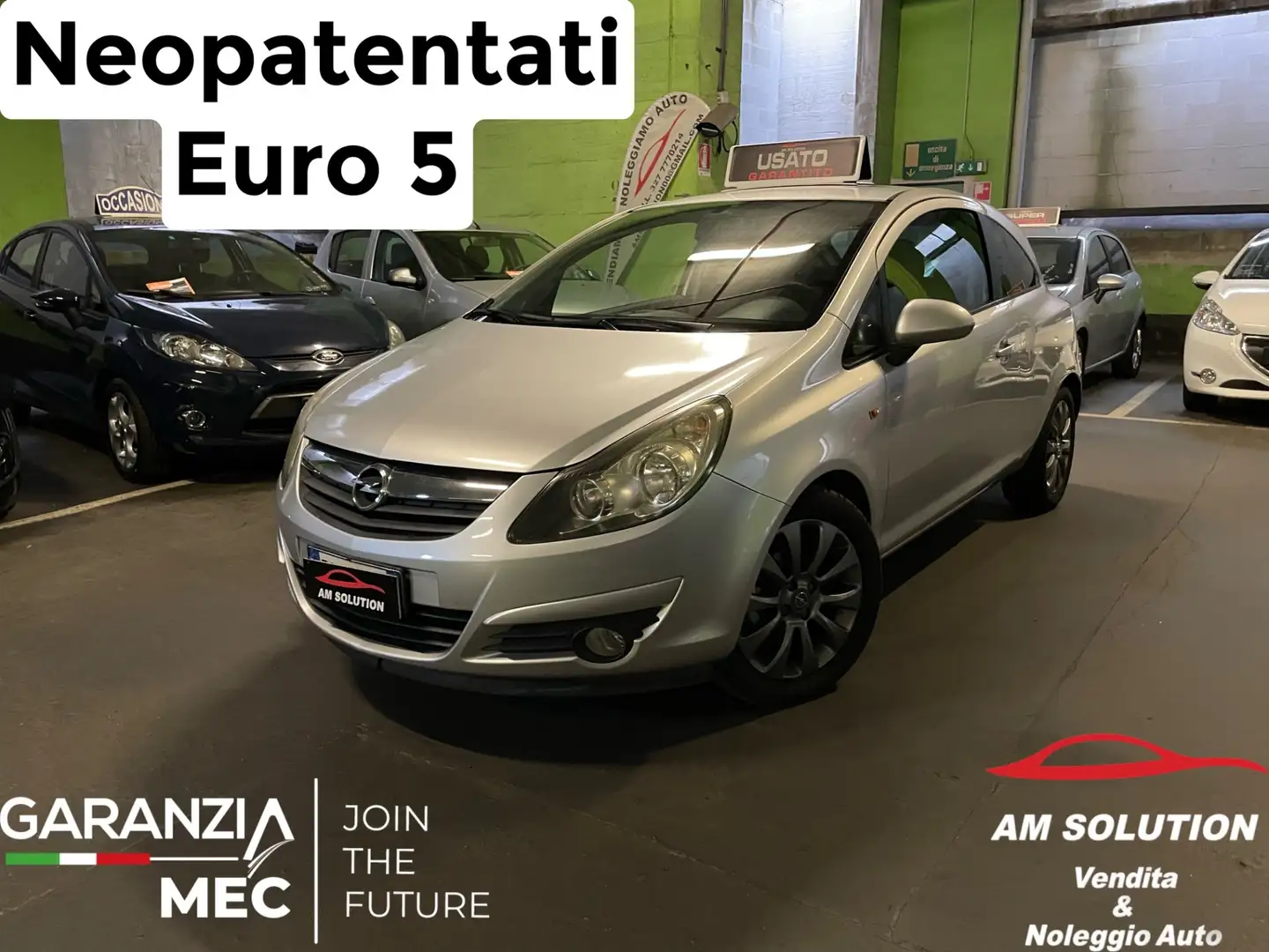 Opel Corsa 1.2 Neopatentati Euro 5 Zilver - 1