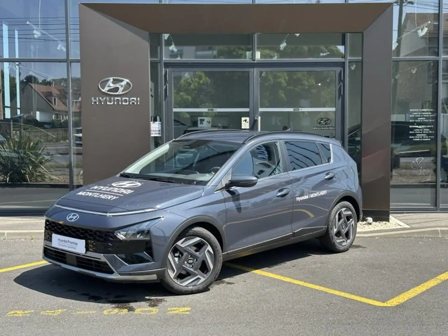 Hyundai BAYON 1.0 T-GDi 100ch Creative DCT-7 Gris - 1