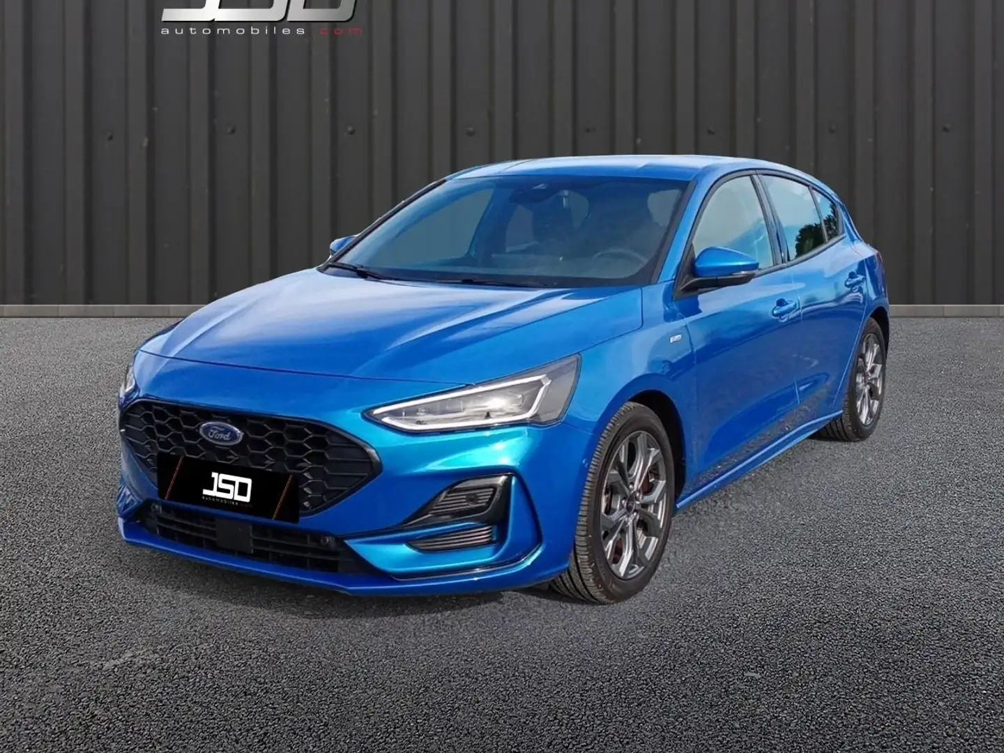 Ford Focus Focus 1.0 Flexifuel 125 S\u0026S mHEV Powershift ST-Line Bleu - 2