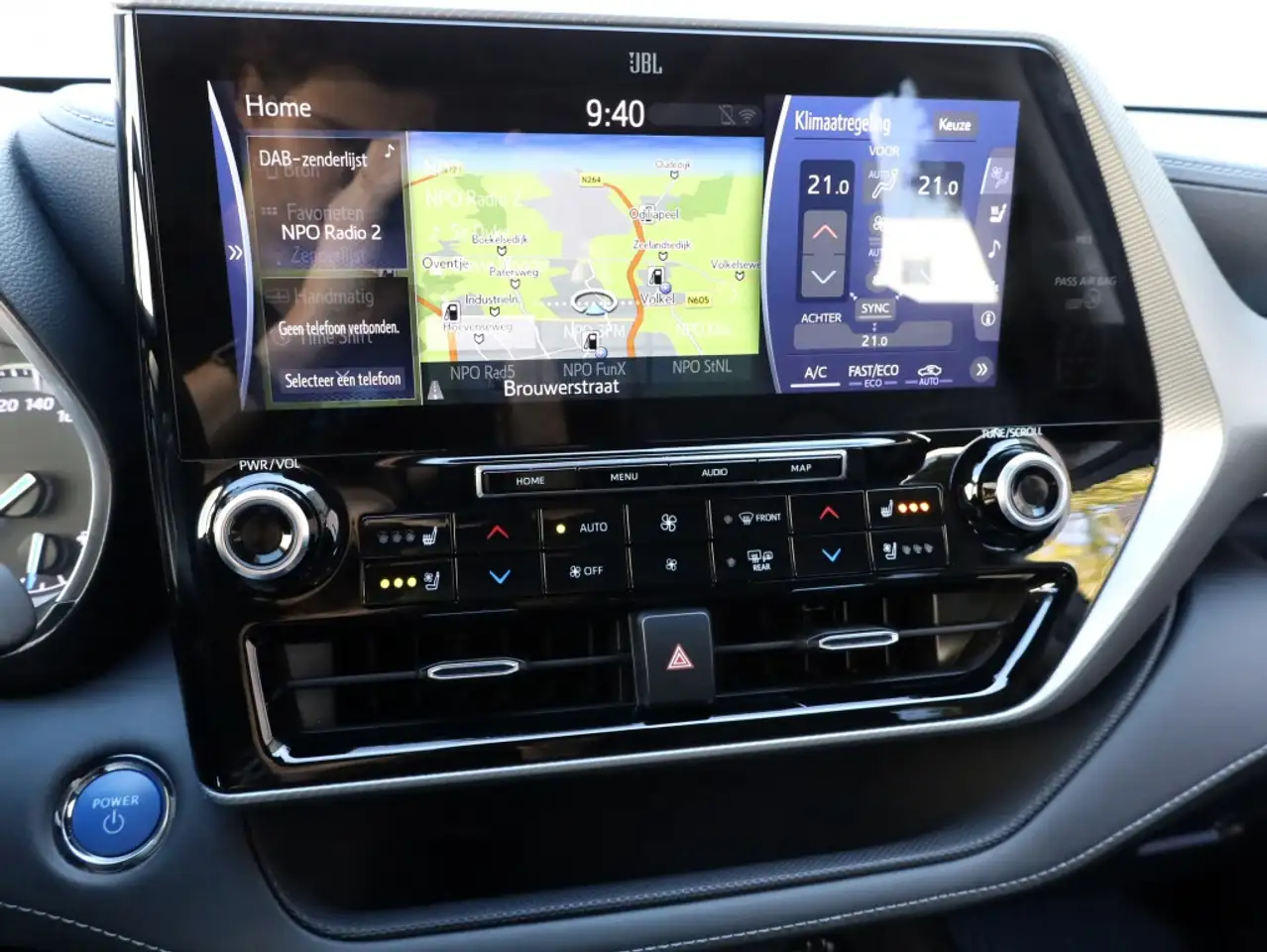 Toyota Highlander 2.5 AWD Hybrid Premium Panoramadak 360 Camera, миниатюра 22
