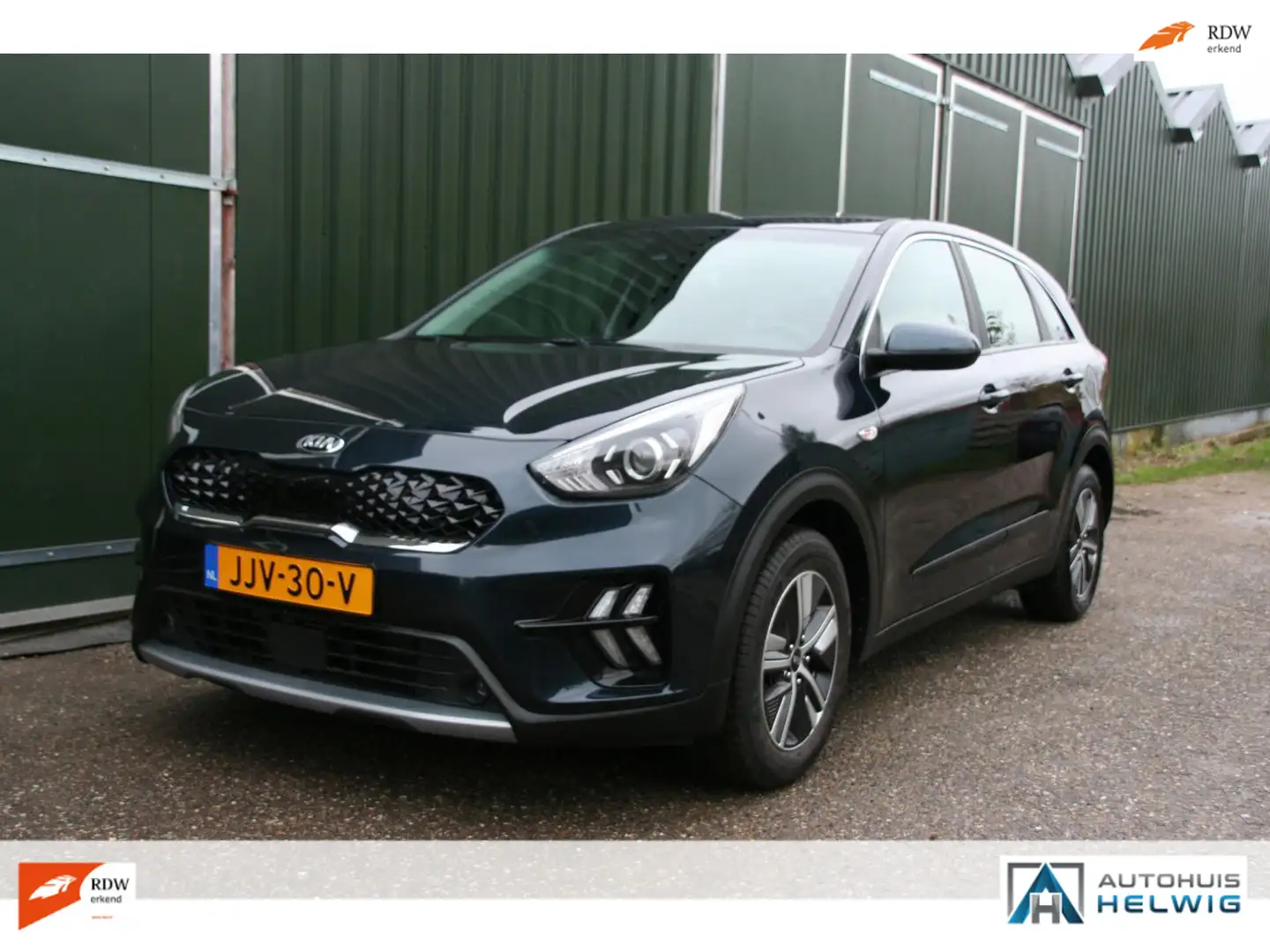 Kia Niro 1.6 GDi Hybrid DynamicLine, AIRCO, NAVIGATIE, CAME Zwart - 1
