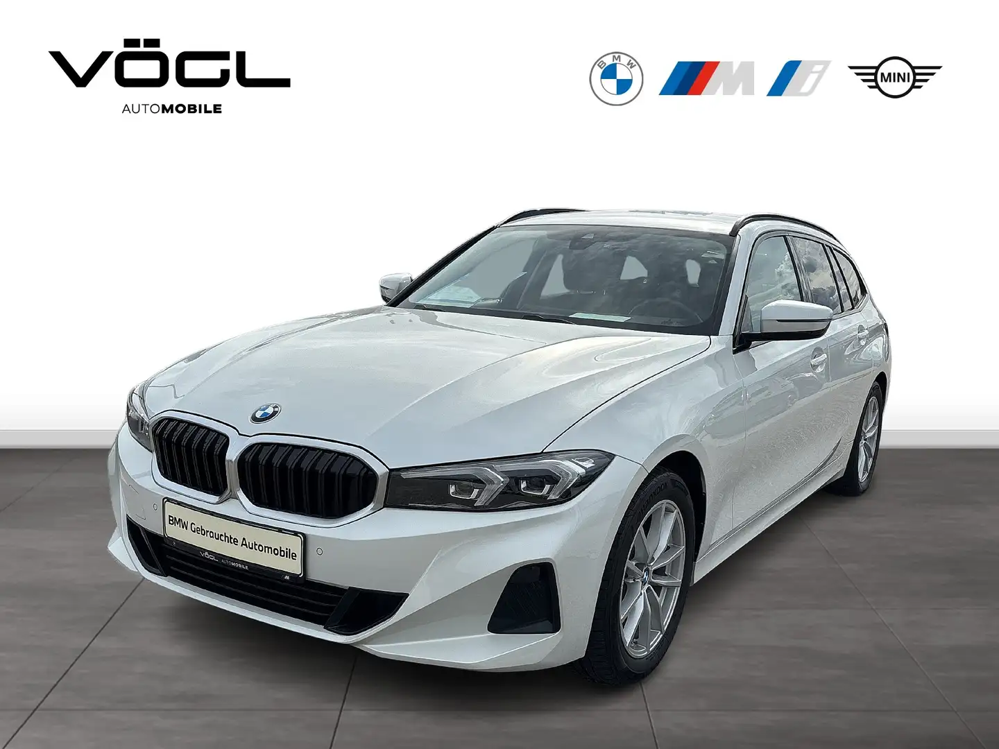 BMW 320 d xDrive Touring Driv.Ass. AHK Tempomat Blanc - 1