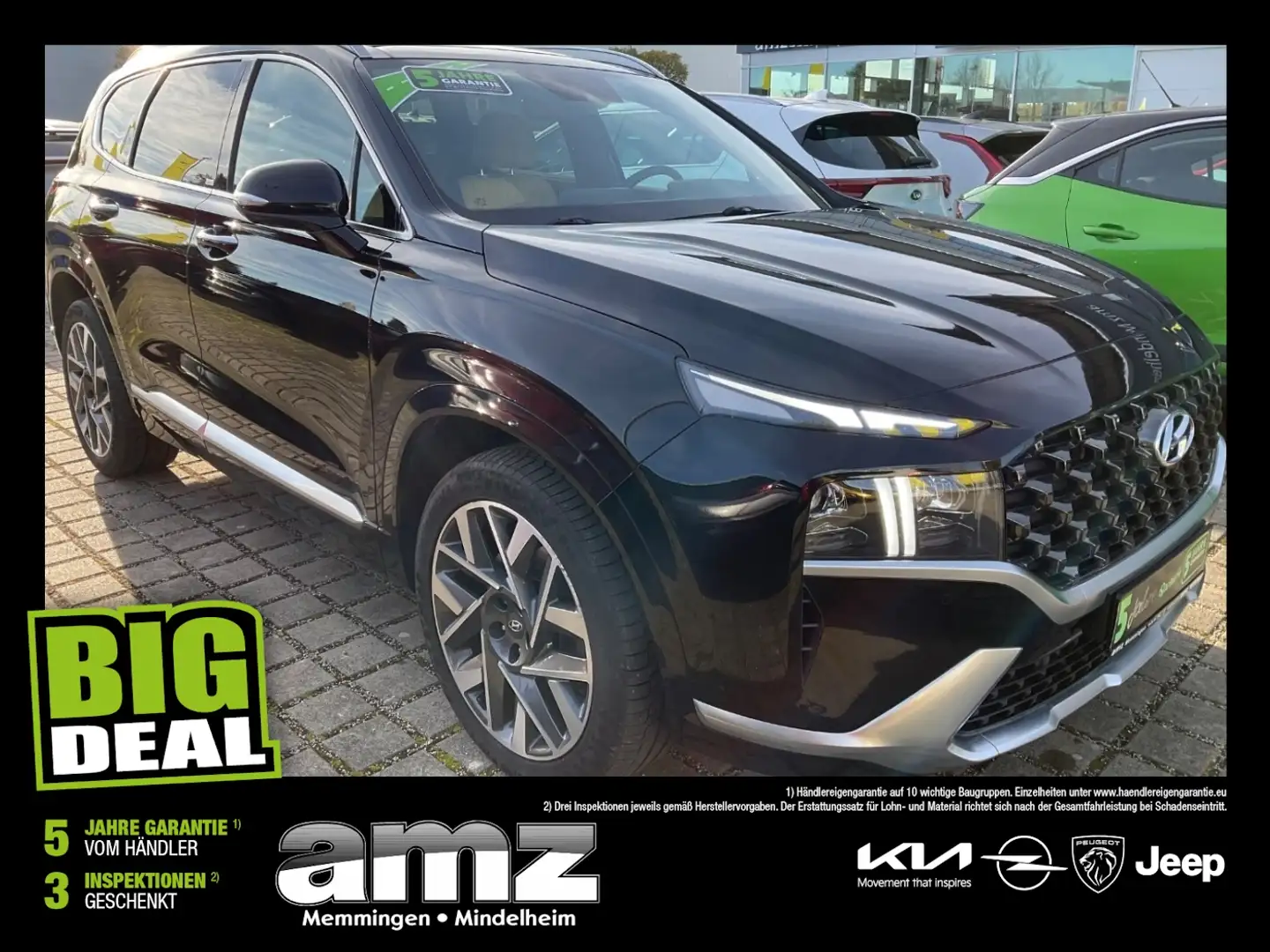 Hyundai SANTA FE 2.2 CRDi 7-Sitzer Signature ACC+LED+Navi Negro - 1