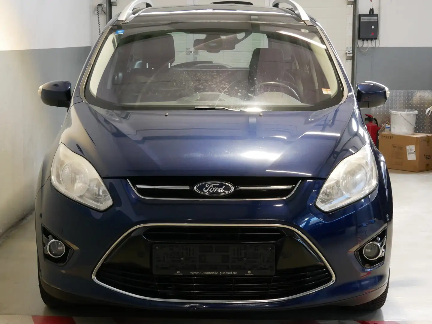 Ford Grand C-Max Titanium 6 Sitze Panorama 1.Hand Blau - 1