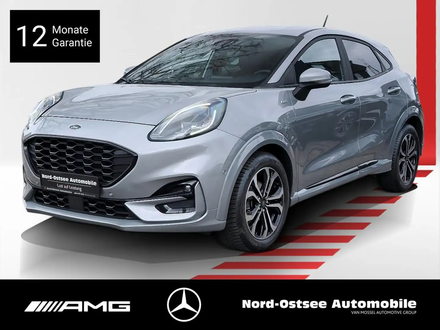 Ford Puma 1.0 ST-Line ACC NAVI LED KAMERA LHZ Argent - 1
