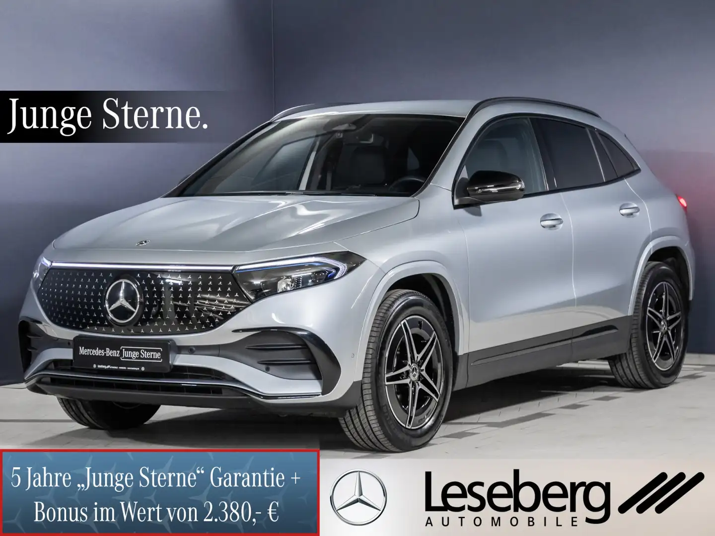 Mercedes-Benz EQA 300 EQA 300 4M AMG LED/Kamera/Night/Tempomat/DAB/SHZ Silber - 1
