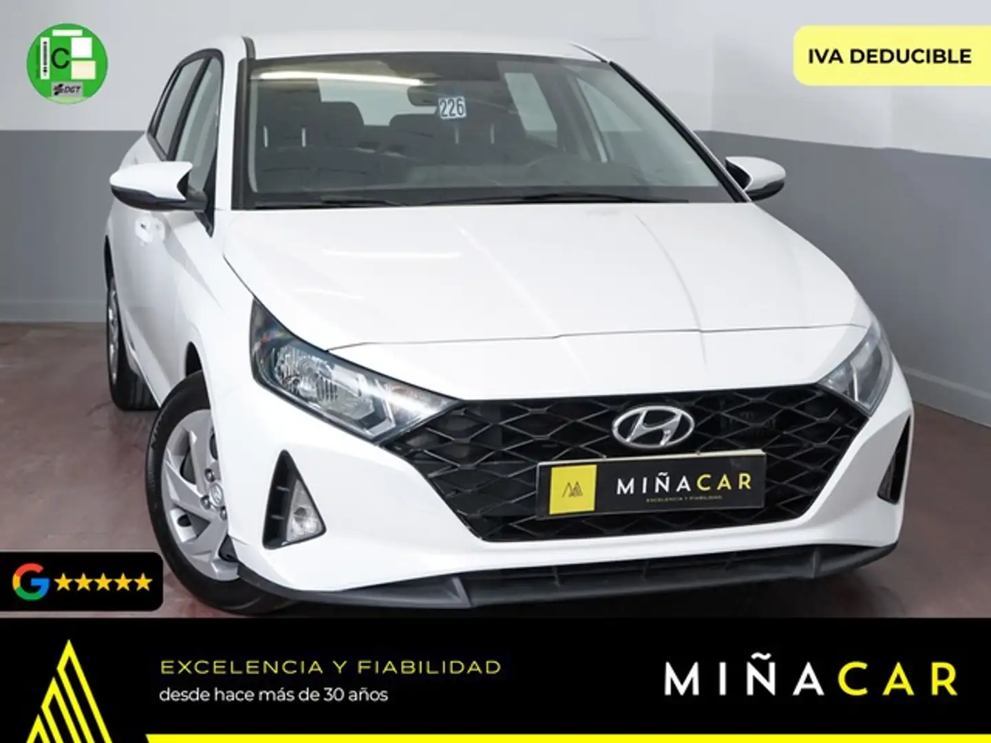 Hyundai i20 1.0 TGDI SLX 100 Blanco - 1