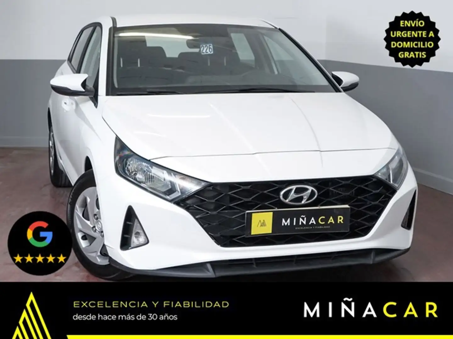 Hyundai i20 1.0 TGDI SLX 100 Blanco - 1