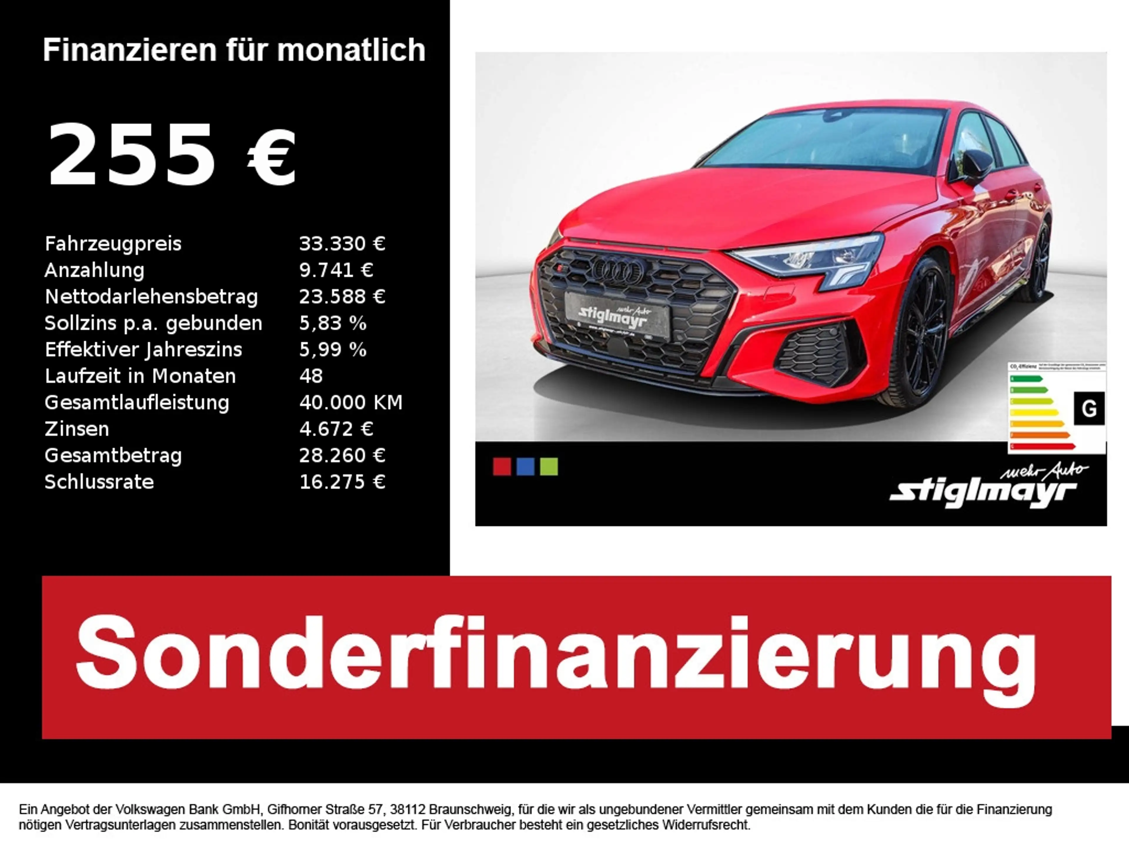 Audi S3 Sportback TFSI S tronic ACC+LED+NAVI+VC