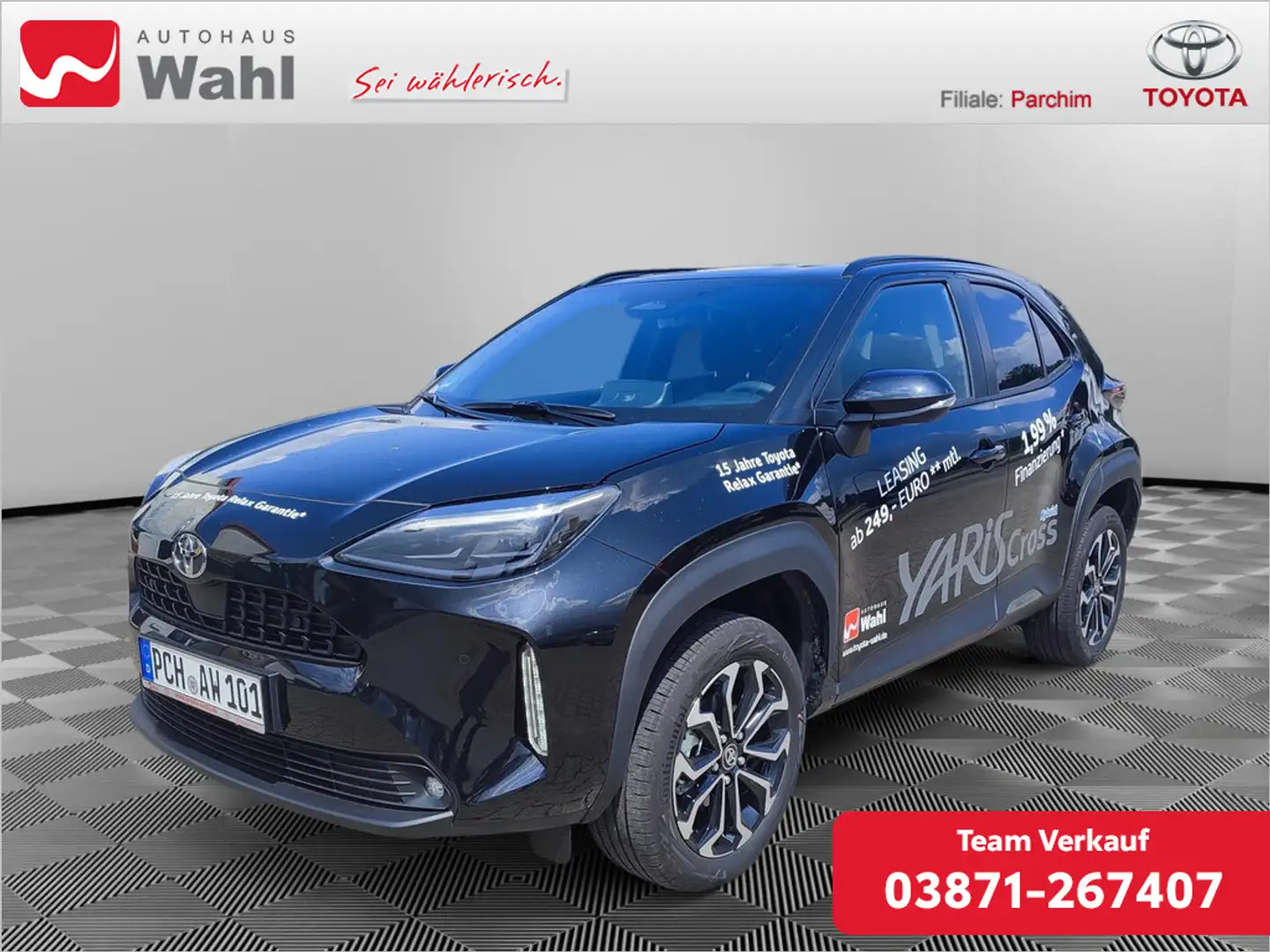 Toyota Yaris Cross ,4x2,1,5l,Teamplayer,1,99% Finanzierung ,Privatkun Schwarz - 1