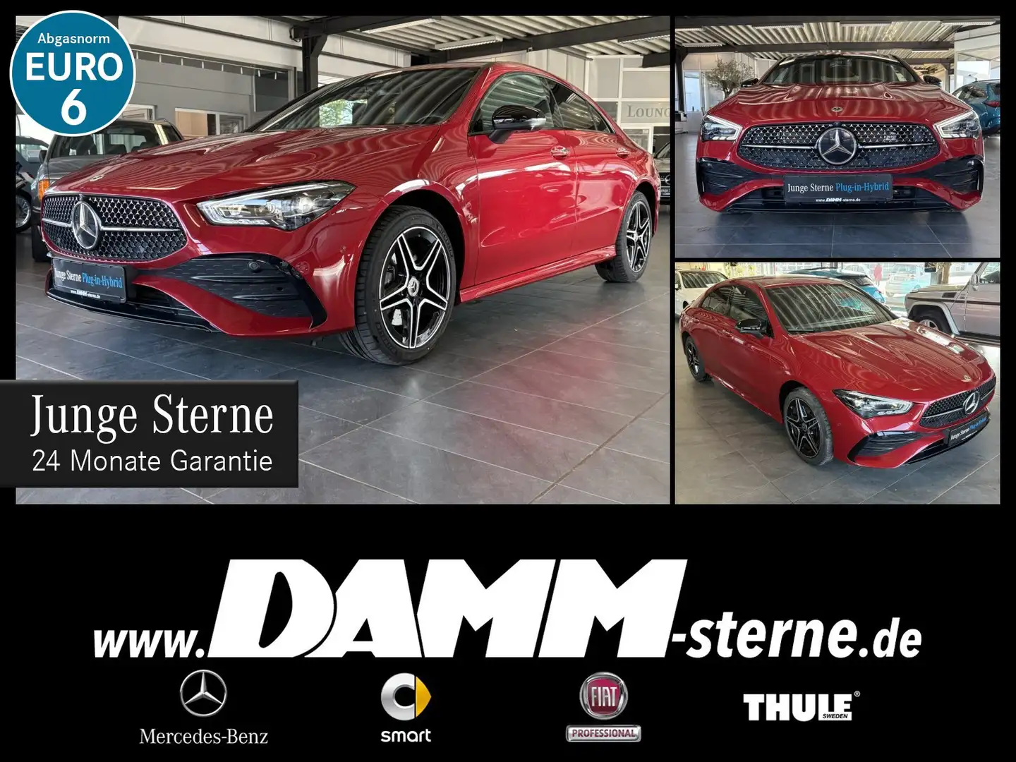 Mercedes-Benz CLA 250 CLA 250 e Coupé AMG Prem./AHK/360°/Distr./Night Rot - 1