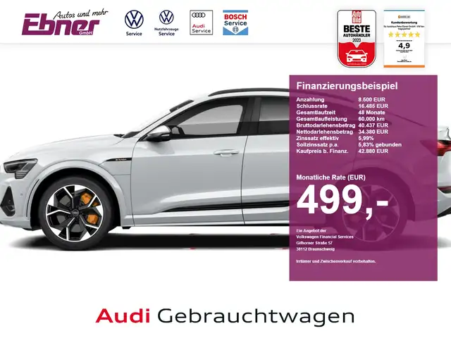 Audi e-tron Sportback S 503PS NP:122tEUR! MEMORY+B&O+HEAD UP+K