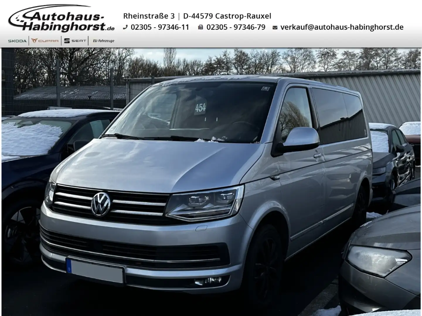 Volkswagen T6 Multivan 2.0 TDI DSG Generation Six Standhzg ACC PDC Silber - 1