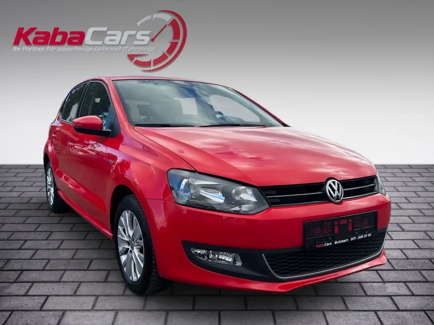 Volkswagen Polo V Life Automatik Navi 12-Monate Garantie Rouge - 1