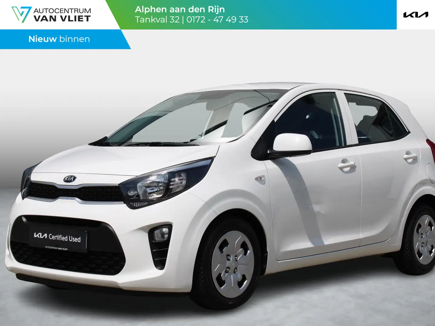 Kia Picanto 1.0 MPi ComfortPlusLine Navigatie via telefoon | A Blanc - 1