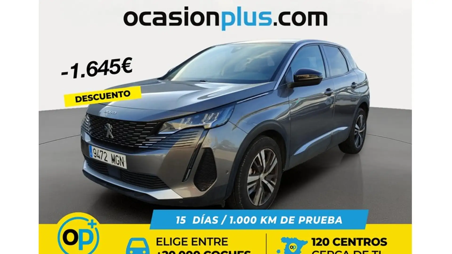 Peugeot 3008 1.2 PureTech S&S Allure 130 Silber - 1