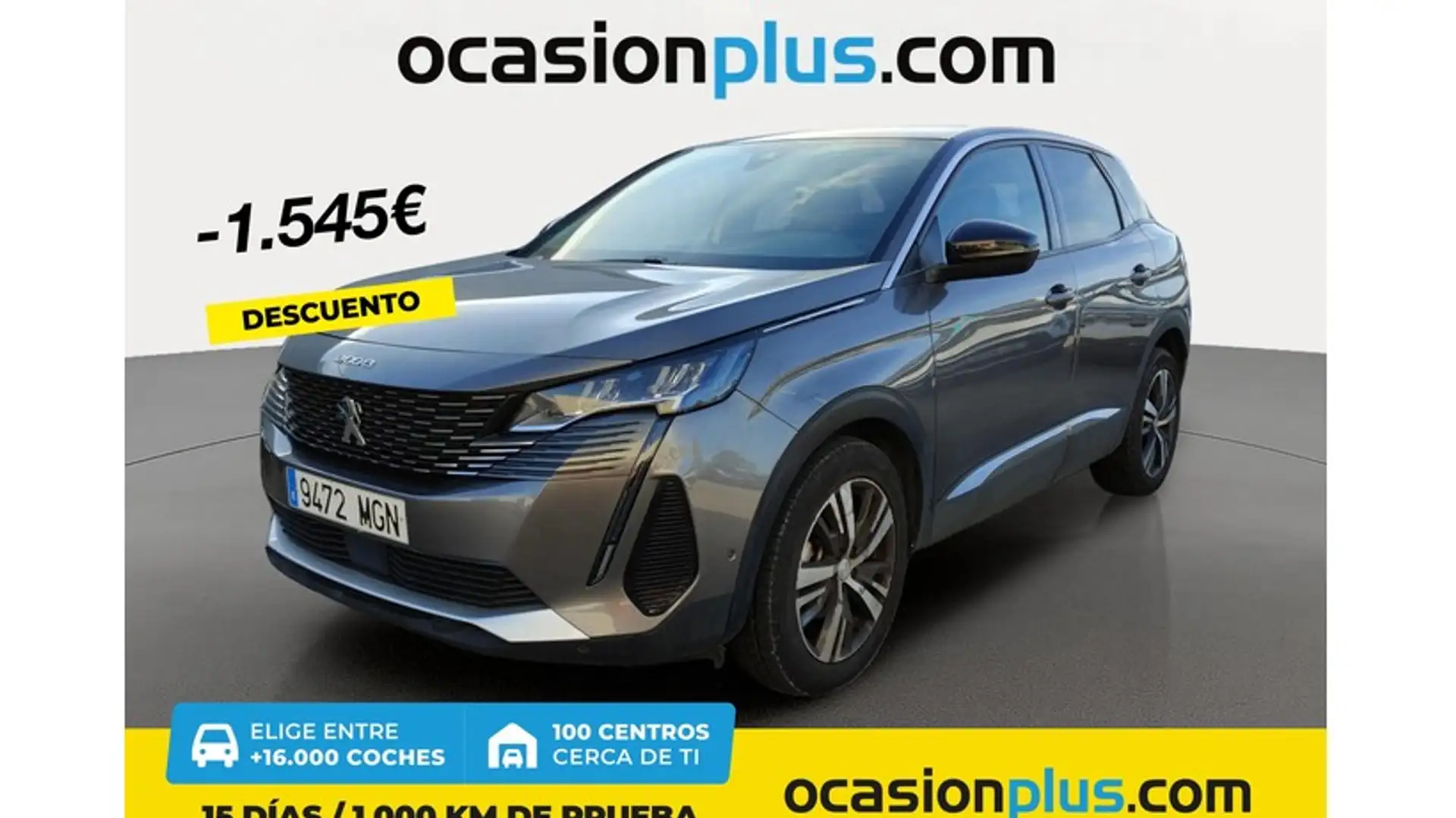 Peugeot 3008 1.2 PureTech S&S Allure 130 Plateado - 1
