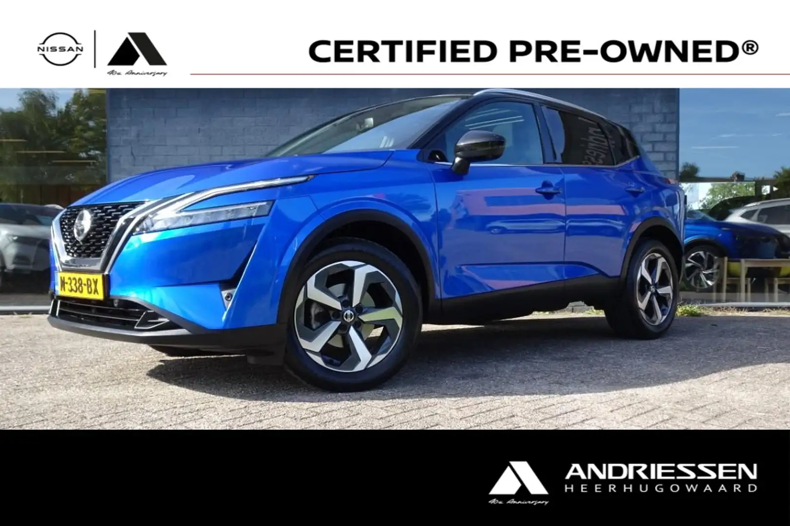 Nissan Qashqai 1.3 Mild-Hybrid 158pk Xtronic Premiere Edition Blauw - 1