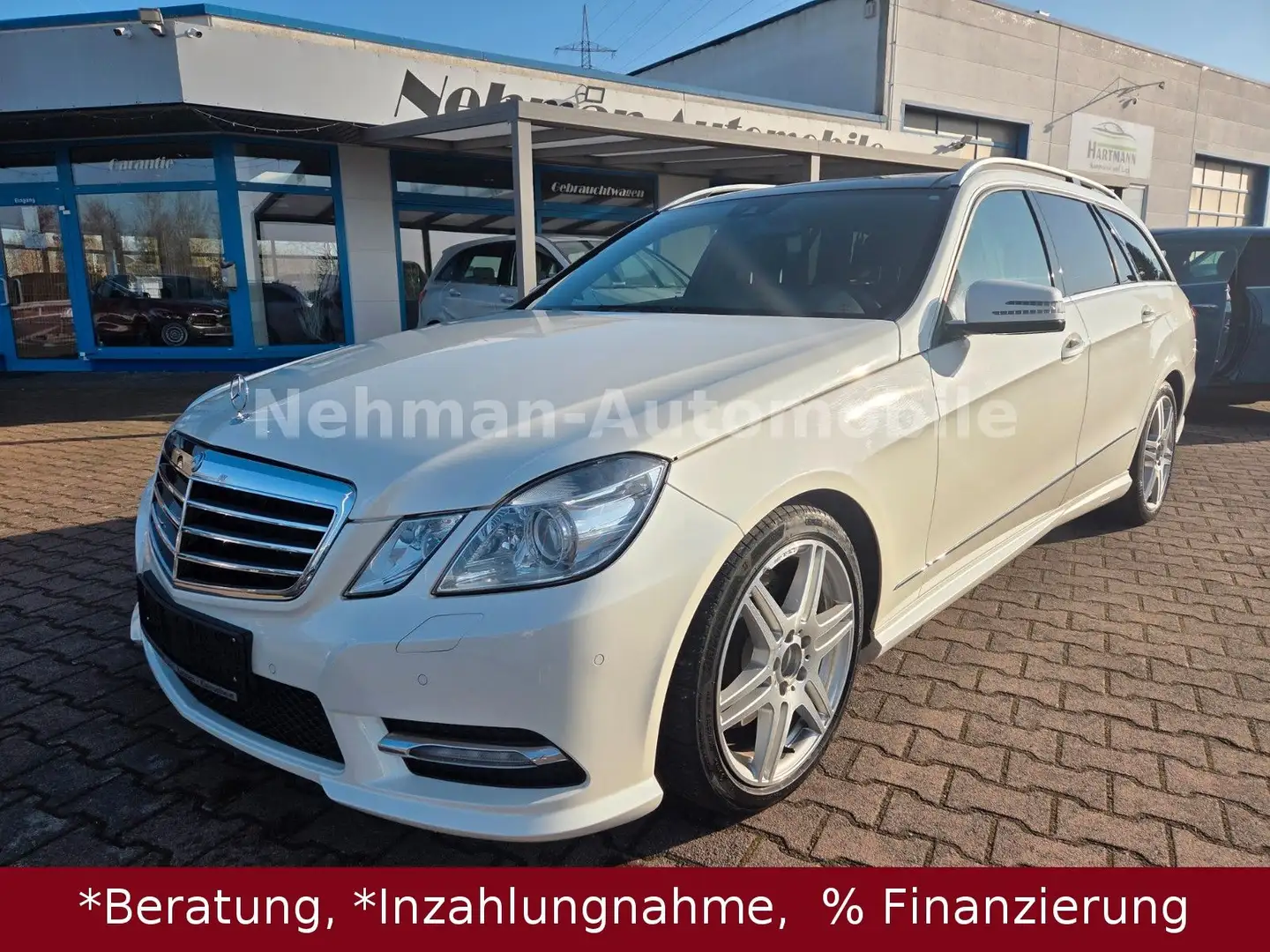 Mercedes-Benz E 350 T CDI 4Matic/ Sport-Paket AMG Lin/ 7Sitze Weiß - 1