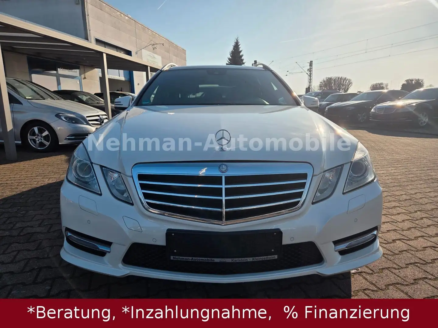 Mercedes-Benz E 350 T CDI 4Matic/ Sport-Paket AMG Lin/ 7Sitze Weiß - 2