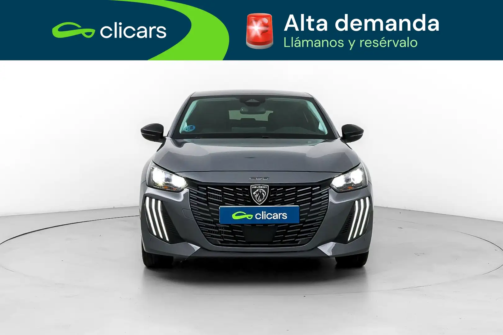 Peugeot 208 1.2 Hybrid Allure e-DCS6 100 Gris - 2