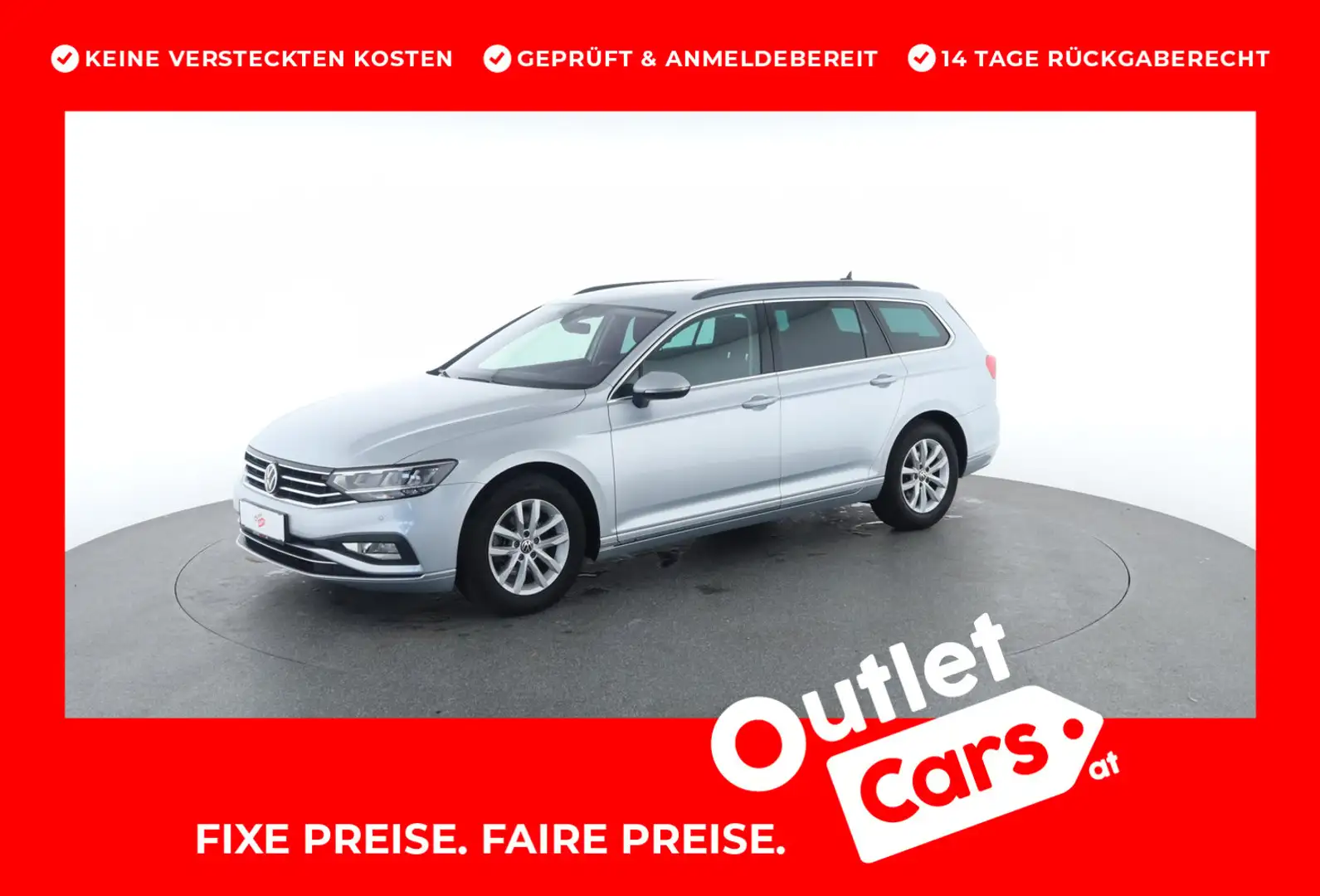 Volkswagen Passat Variant Business TDI SCR DSG Argent - 1
