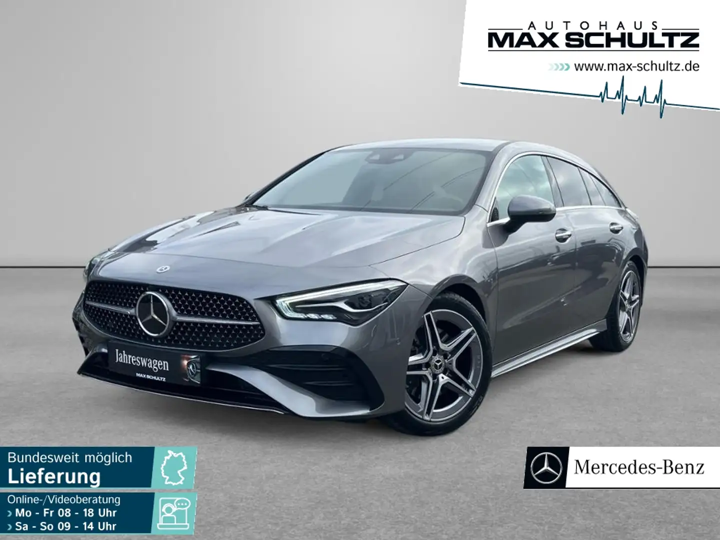 Mercedes-Benz CLA 200 d SB AMG*AHK*LED*KEYL*DISTR*KAMERA*SOUND Grau - 1