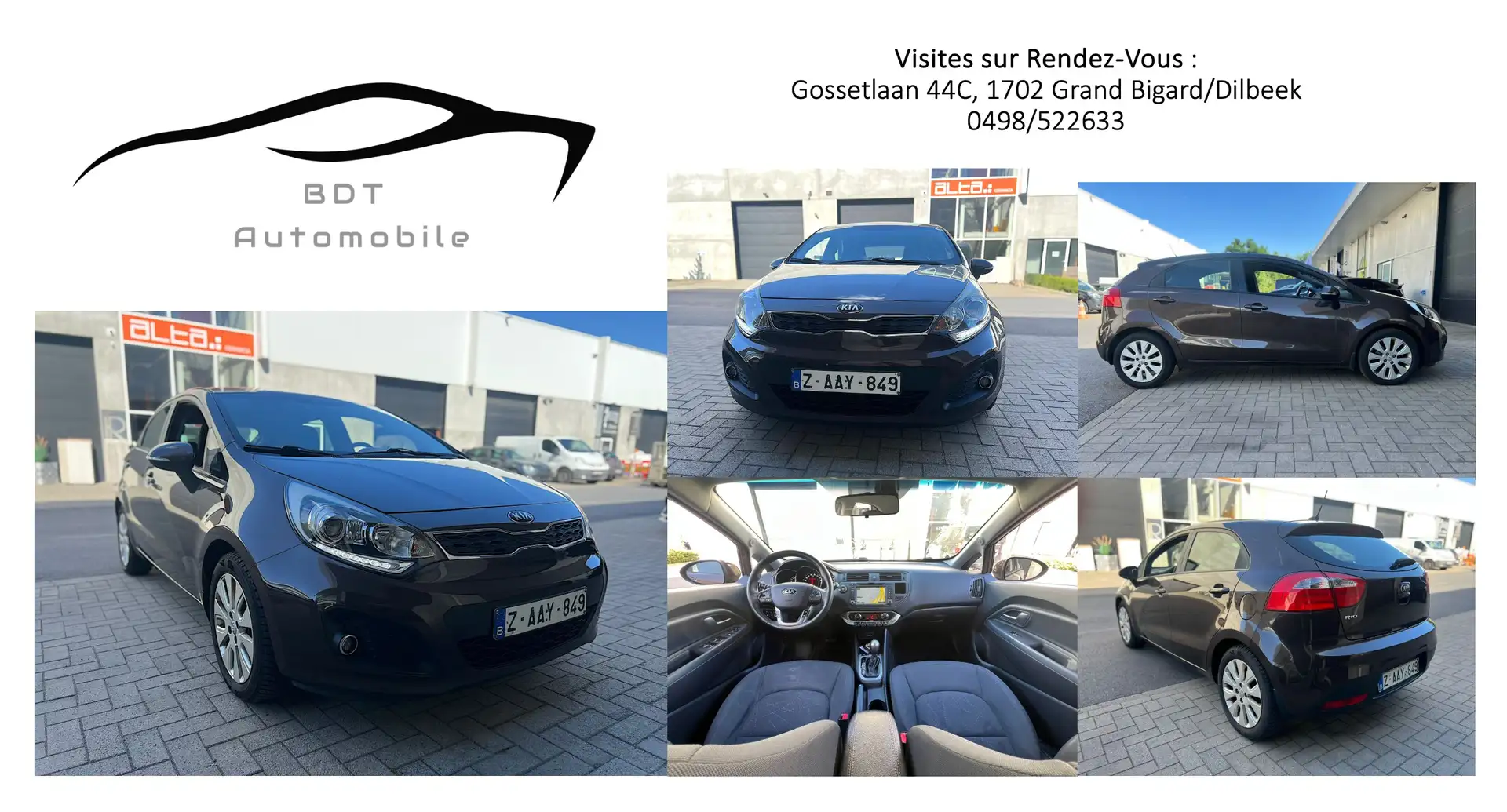 Kia Rio 1.4i Boite Automatique GPS Caméra Bluethoot ... Marrone - 1