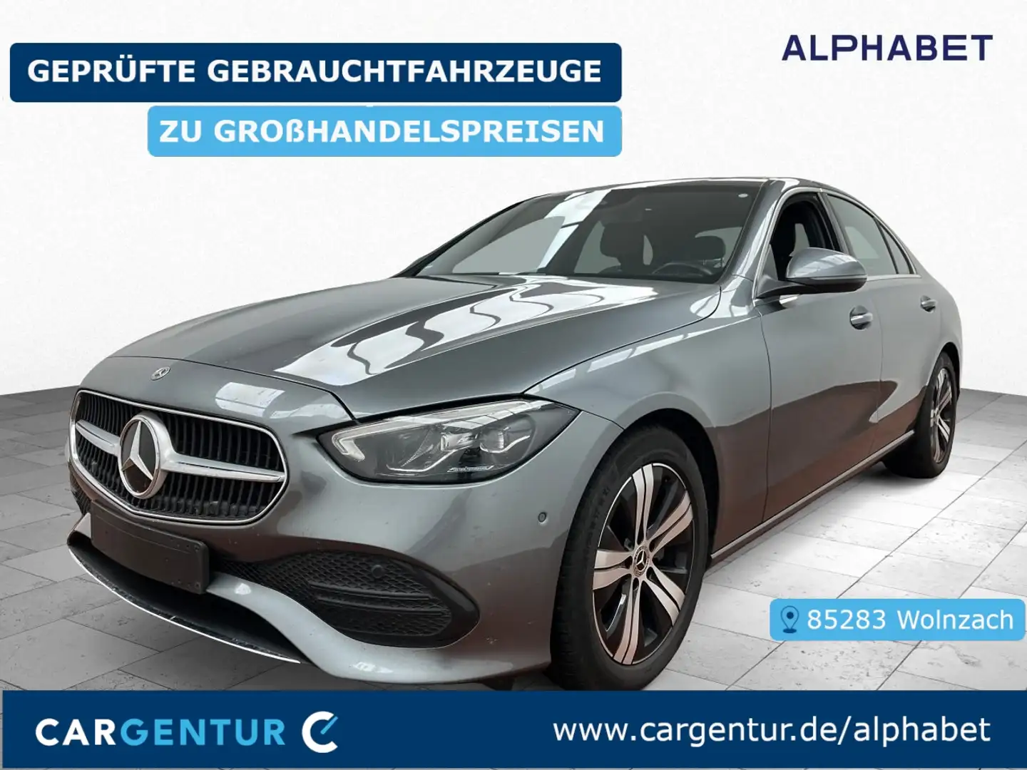 Mercedes-Benz C 220 d Avantgarde BLIS Key LED Lane Navi RKam Gris - 1