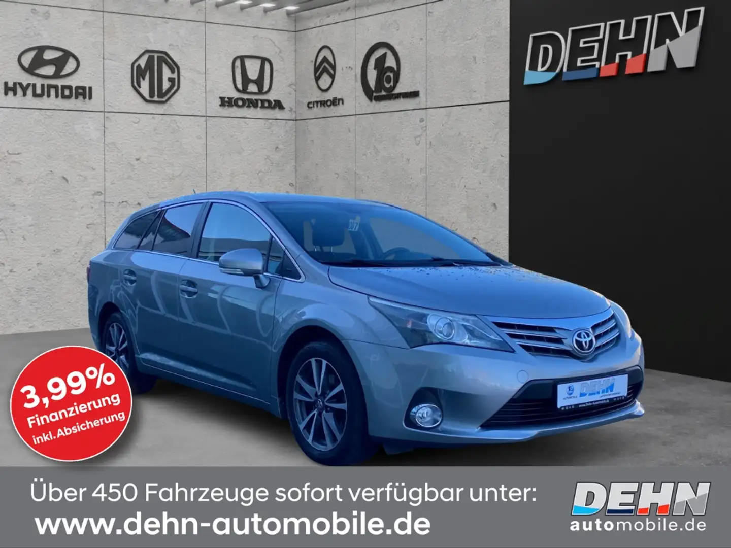 Toyota Avensis Kombi 1.8 Edition AHK Kamera SHZ Silber - 1