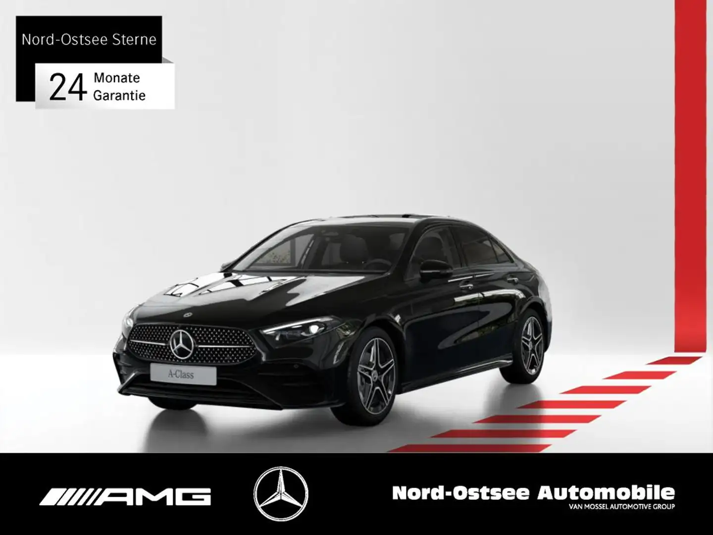 Mercedes-Benz A 200 AMG LINE NIGHT KEYLESS MULTIBEAM PDC SHZ Schwarz - 1