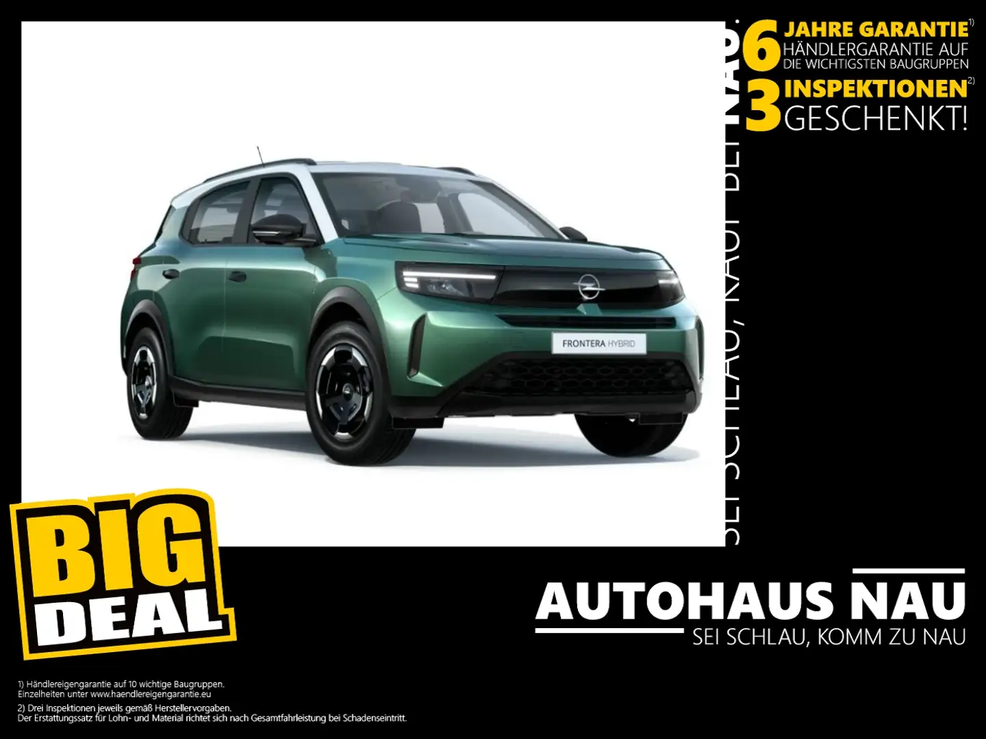 Opel Frontera Edition Hybrid inkl. Big Deal Grün - 1