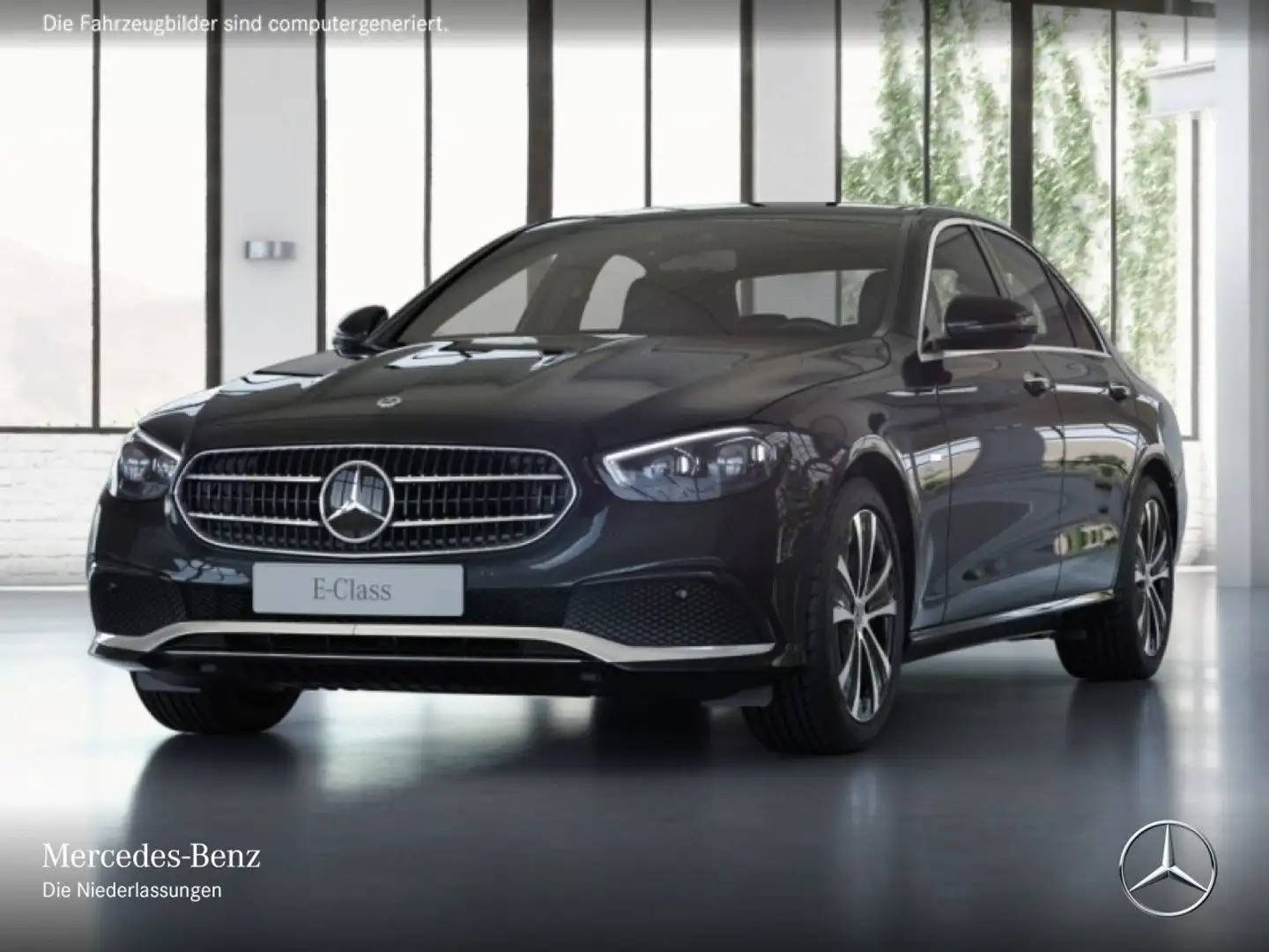 Mercedes-Benz E 300 e 4M AVANTG+MULTIBEAM+FAHRASS+KAMERA+HUD+9G Schwarz - 2