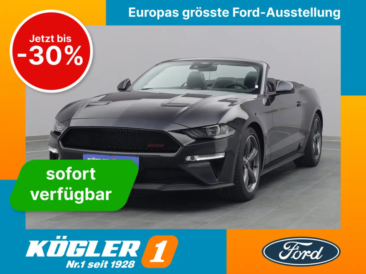 Ford Mustang GT Cabrio V8 California Special/Magne Gris - 1