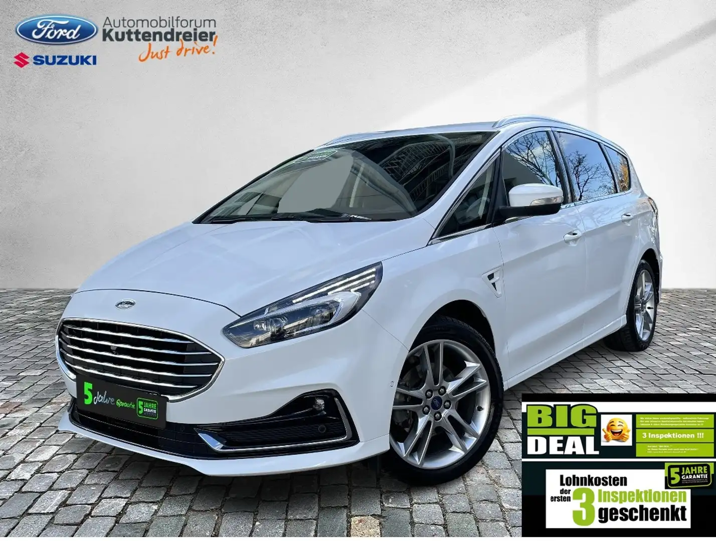 Ford S-Max Titanium Navi 2xKamera AHK abneh. Voll-LED Biały - 2