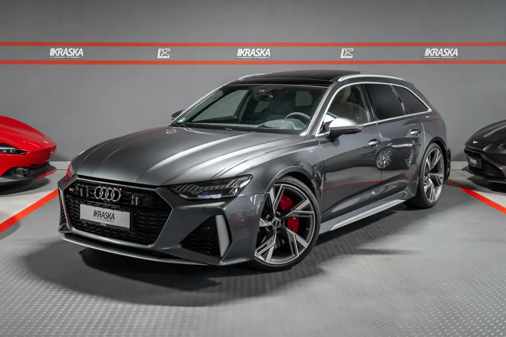 Audi RS6 4.0 TFSI quattro B&O PANO SOFT STHZ RS-AGA Grau - 2