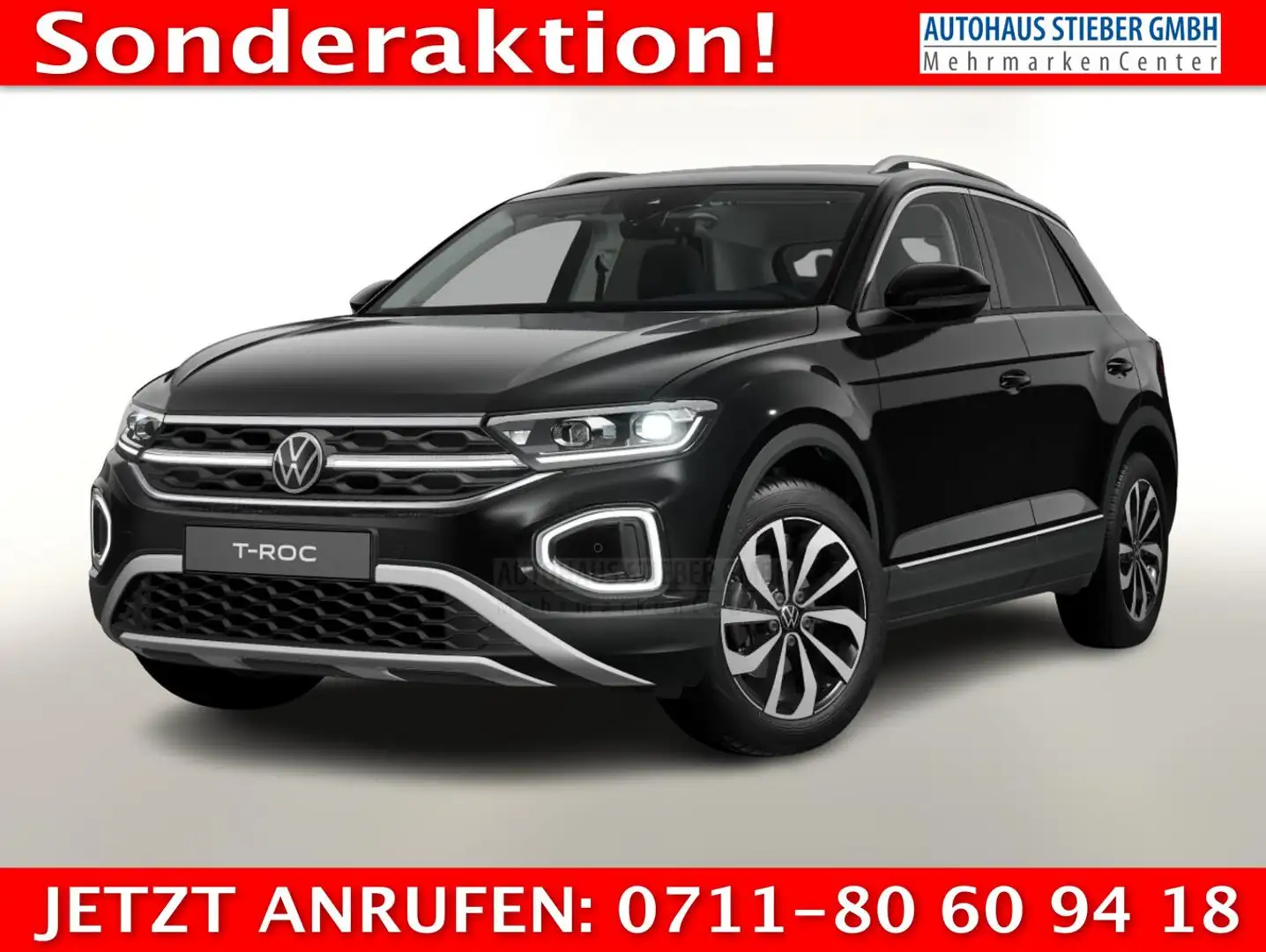 Volkswagen T-Roc 1.5 150 TSI DSG Style Matrix eHk ACC SHZ 110 kW... Nero - 1