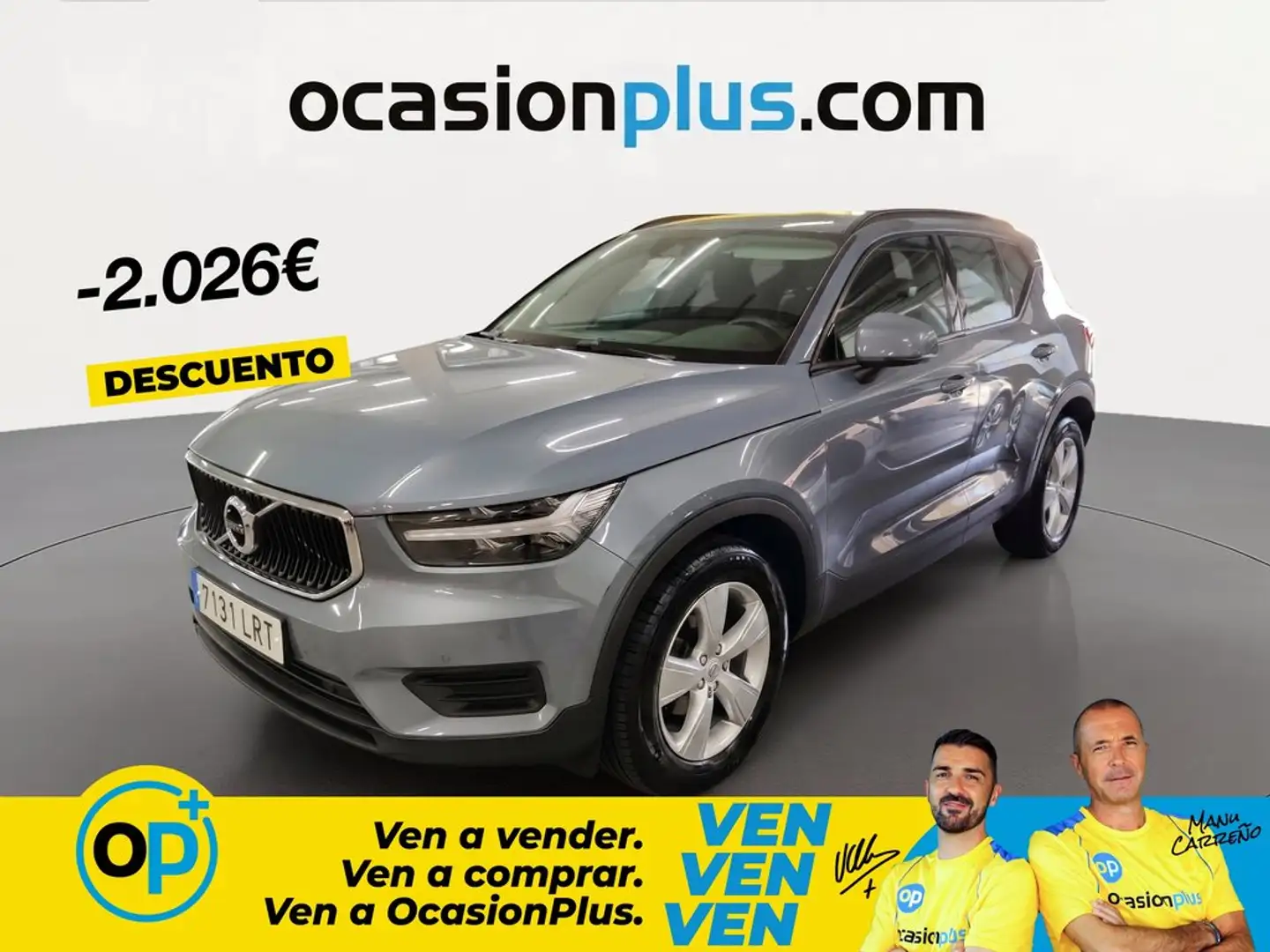 Volvo XC40 T2 Momentum Core Gris - 1