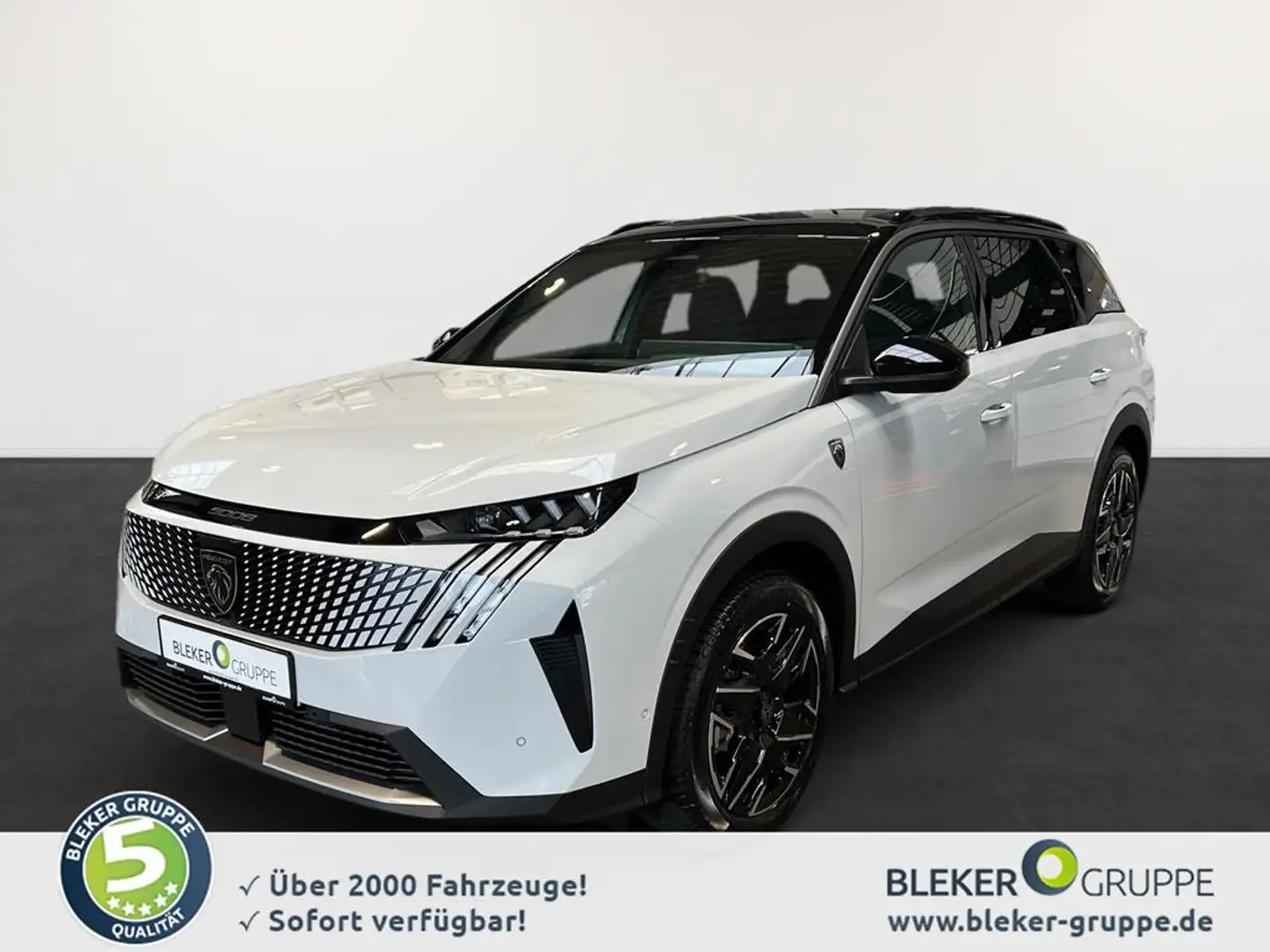 Peugeot 5008 GT HYBRID 145 e-DSC6 Blanc - 1